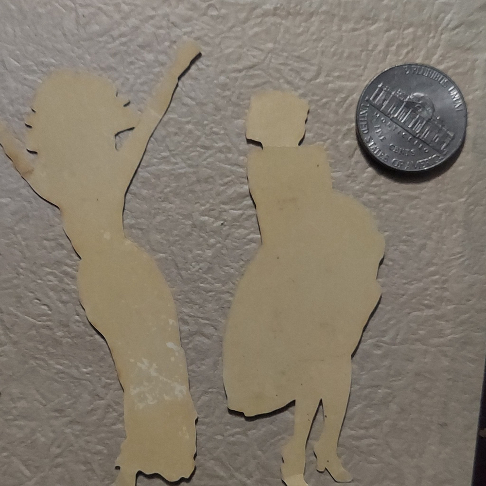 Vintage hand made Paper Cutout Figures Glamorous Women. marilyn monroe & divine - Picture 4 of 4
